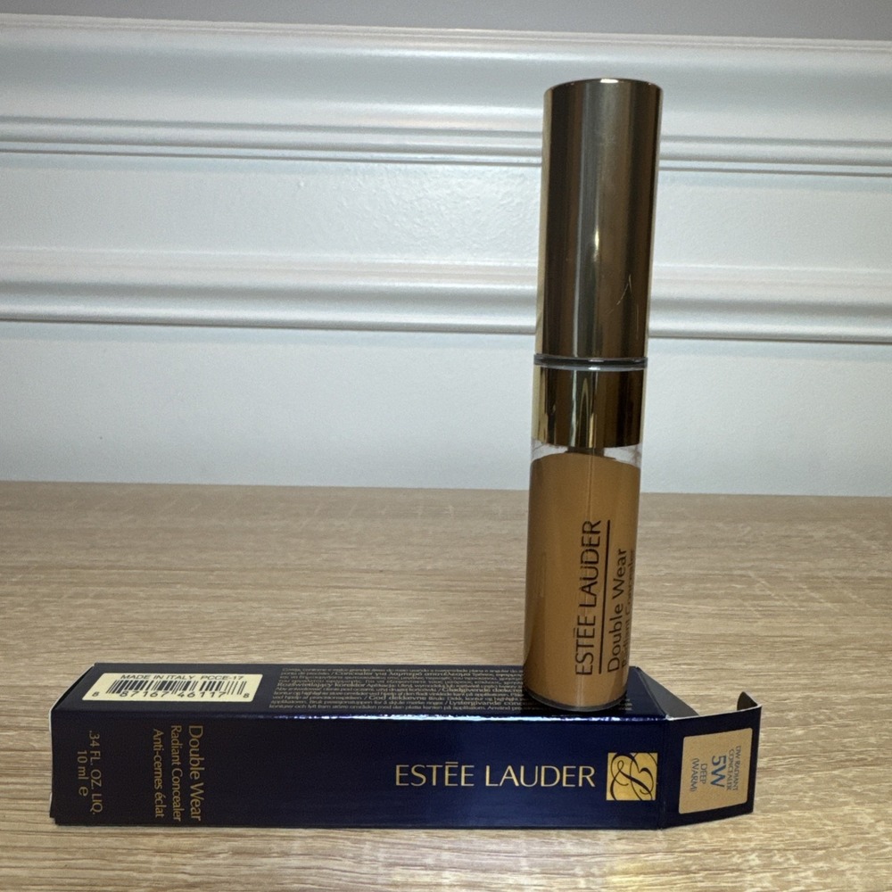 ESTEE LAUDER Double‎ Wear Radiant Concealer *5W DEEP WARM* 10ml/0.34 oz/NIB